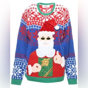 Christmas sweater SANTA CLAUS CHRISTMAS JUMPER size 2XL